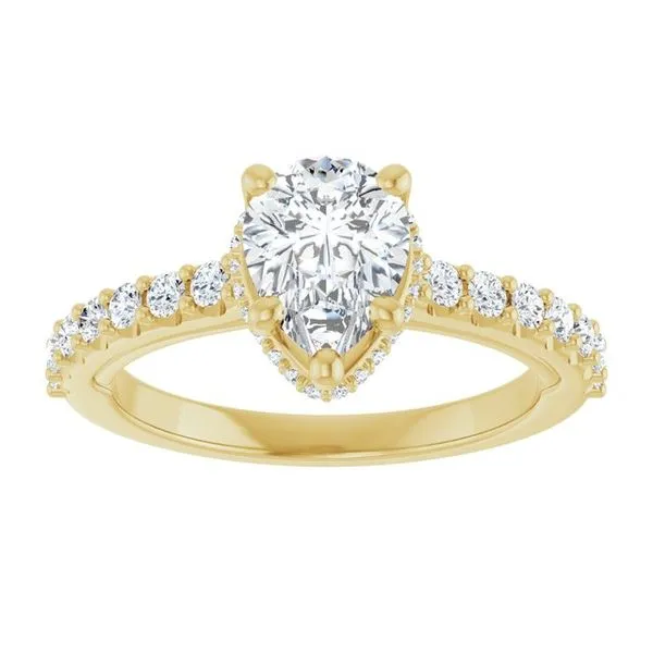Hidden Halo-Style Engagement Ring Image 3 Rox Atlanta Jewelers Decatur, GA