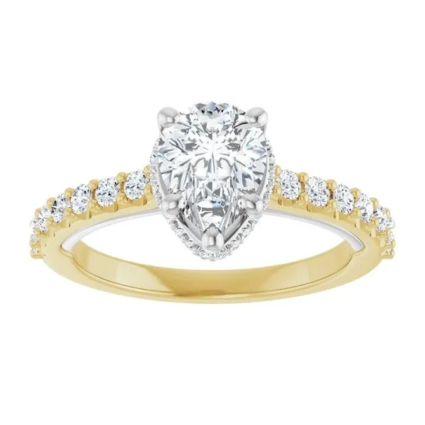 Hidden Halo-Style Engagement Ring Image 3 Arezzo Jewelers Elmwood Park, IL