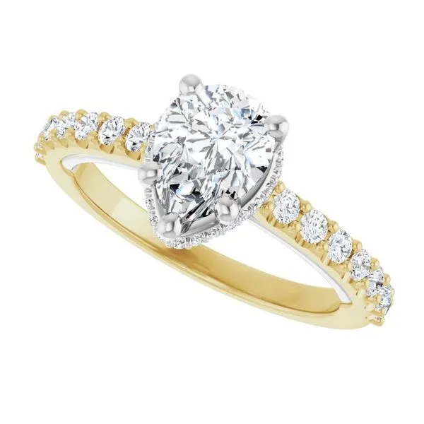 Hidden Halo-Style Engagement Ring Image 5 Clater Jewelers Louisville, KY