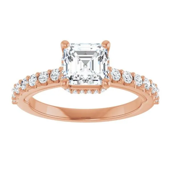 Hidden Halo-Style Engagement Ring Image 3 Rox Atlanta Jewelers Decatur, GA