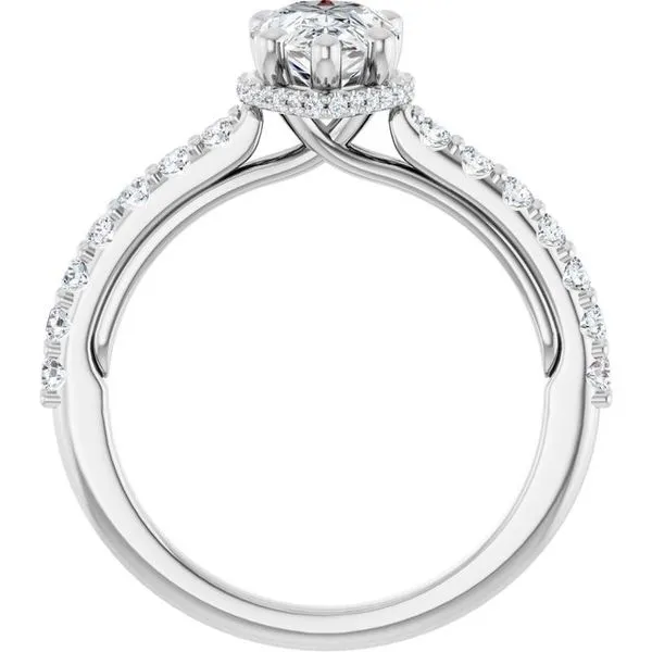 Hidden Halo-Style Engagement Ring Image 2 Shipley's Fine Jewelry Hampstead, MD