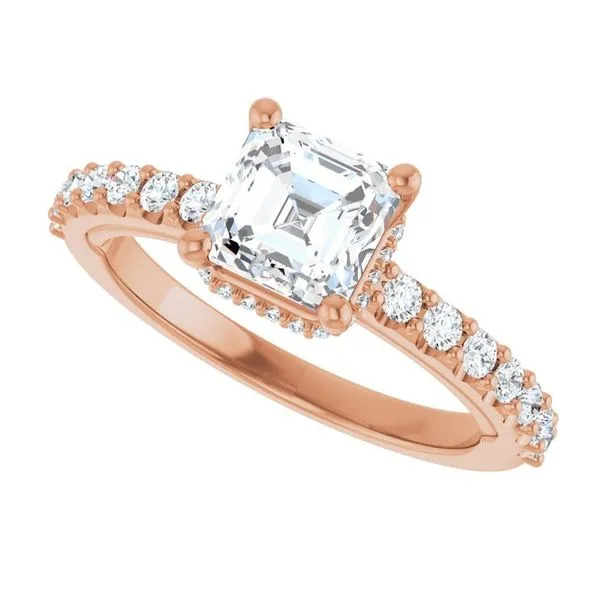 Hidden Halo-Style Engagement Ring Image 5 Clater Jewelers Louisville, KY