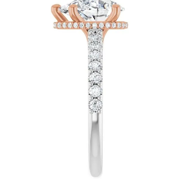 Hidden Halo-Style Engagement Ring Image 4 Austin's Fine Diamonds & Jewelry Lyndhurst, NJ