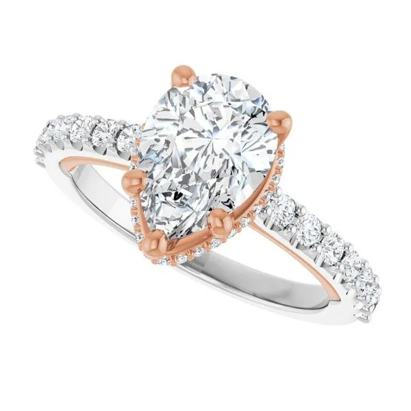 Hidden Halo-Style Engagement Ring Image 5 Austin's Fine Diamonds & Jewelry Lyndhurst, NJ