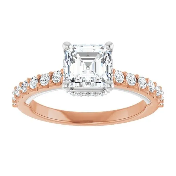 Hidden Halo-Style Engagement Ring Image 3 Rox Atlanta Jewelers Decatur, GA