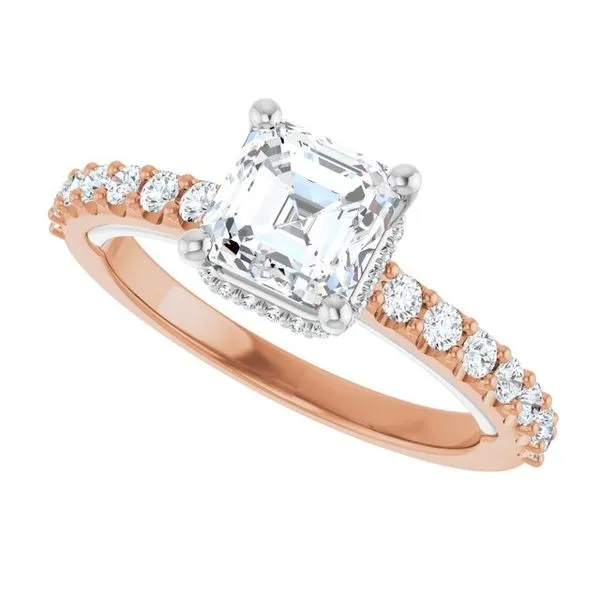 Hidden Halo-Style Engagement Ring Image 5 Rox Atlanta Jewelers Decatur, GA