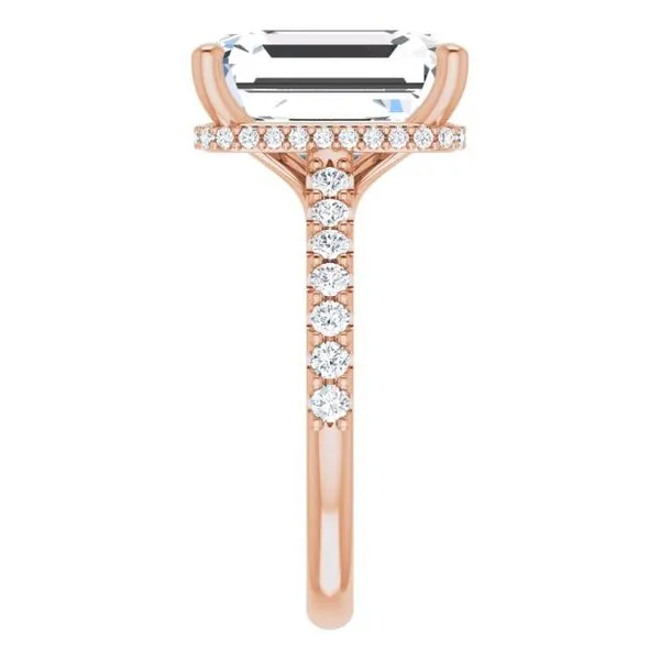 Hidden Halo-Style Engagement Ring Image 4 Paul James Jewelers Angels Camp, CA