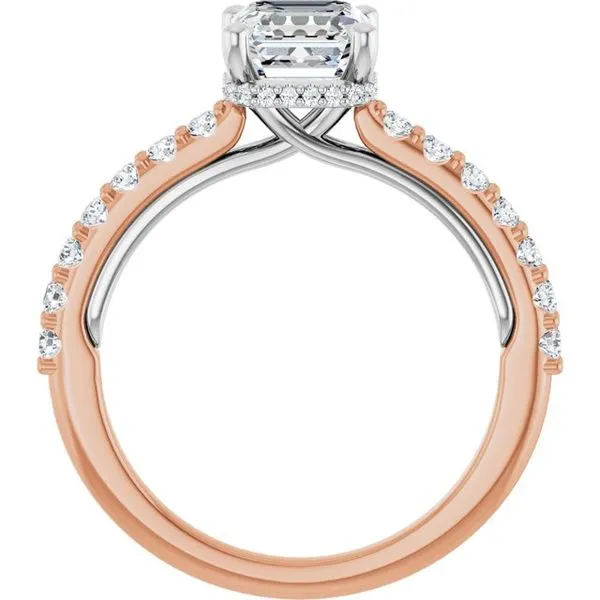 Hidden Halo-Style Engagement Ring Image 2 Rox Atlanta Jewelers Decatur, GA