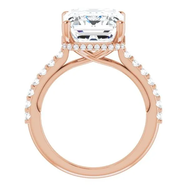 Hidden Halo-Style Engagement Ring Image 2 Paul James Jewelers Angels Camp, CA