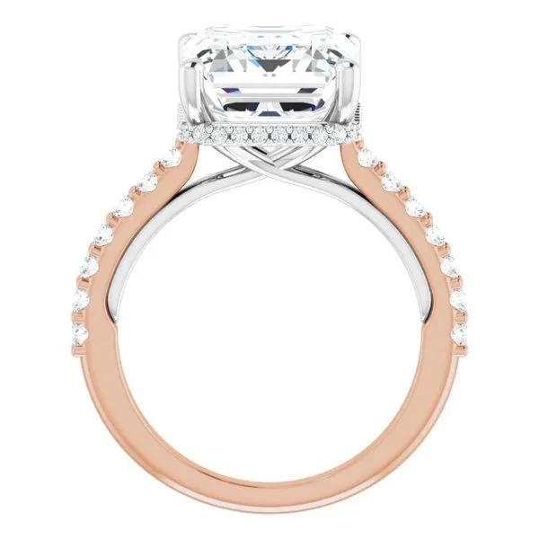 Hidden Halo-Style Engagement Ring Image 2 Witt's Jewelry Wayne, NE