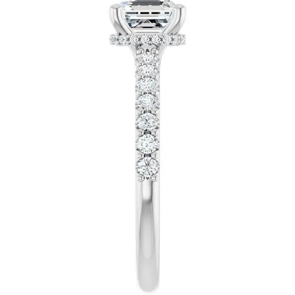 Hidden Halo-Style Engagement Ring Image 4 Shipley's Fine Jewelry Hampstead, MD