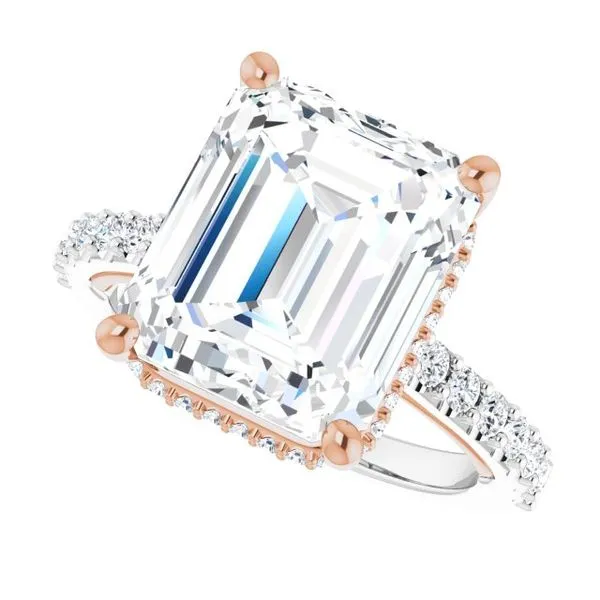 Hidden Halo-Style Engagement Ring Image 5 Clater Jewelers Louisville, KY