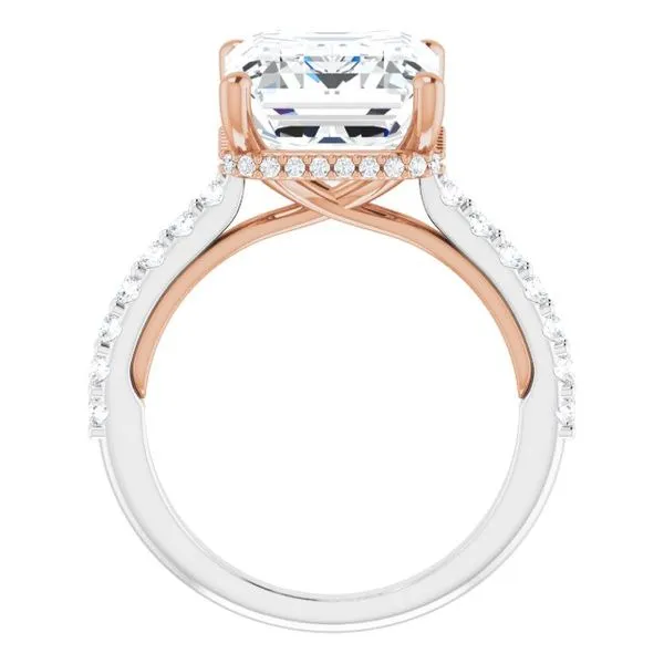 Hidden Halo-Style Engagement Ring Image 2 Golden Sails Jewelers, Inc. Saint Petersburg, FL