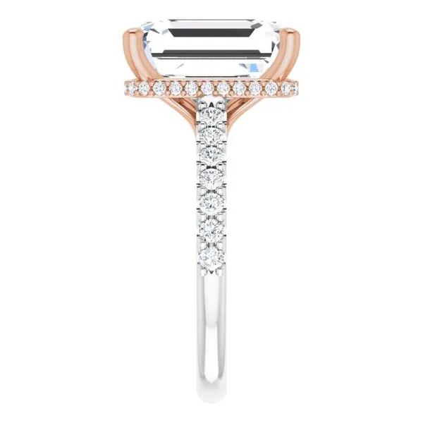 Hidden Halo-Style Engagement Ring Image 4 House of Silva Wooster, OH