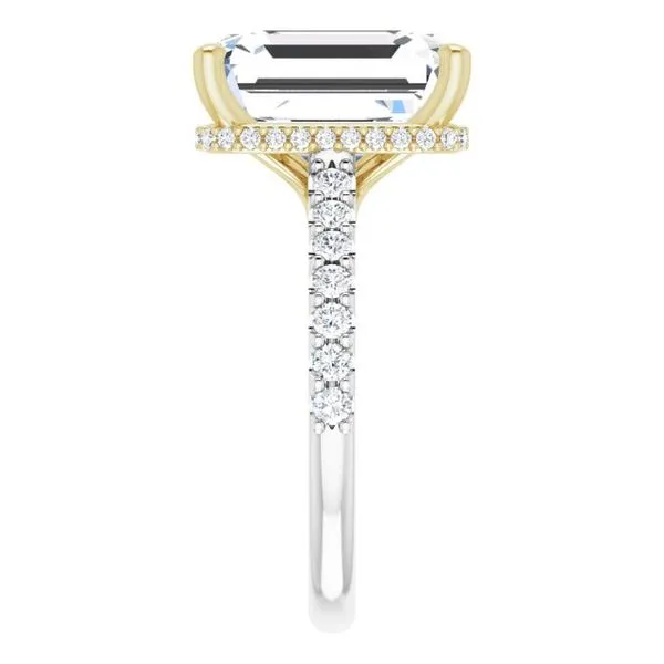 Hidden Halo-Style Engagement Ring Image 4 Austin's Fine Diamonds & Jewelry Lyndhurst, NJ