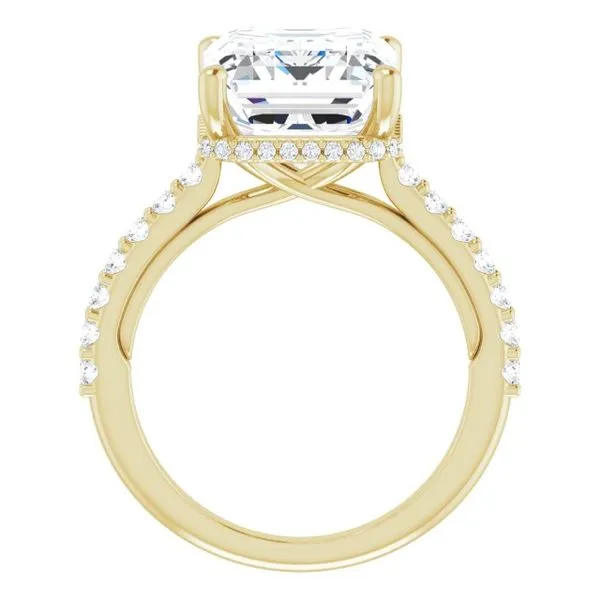 Hidden Halo-Style Engagement Ring Image 2 Golden Sails Jewelers, Inc. Saint Petersburg, FL