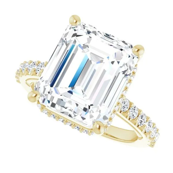 Hidden Halo-Style Engagement Ring Image 5 Clater Jewelers Louisville, KY