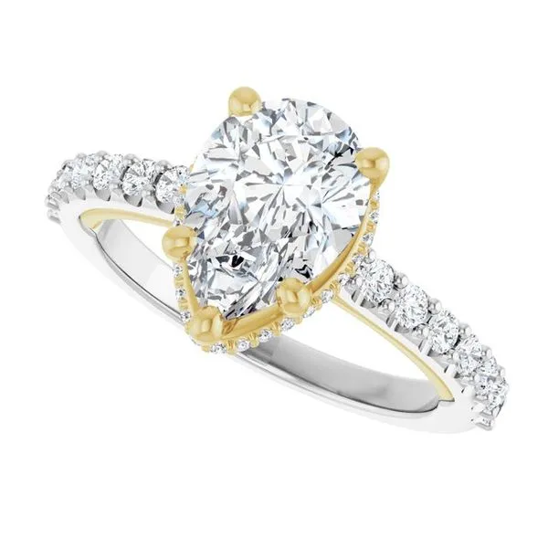 Hidden Halo-Style Engagement Ring Image 5 Clater Jewelers Louisville, KY