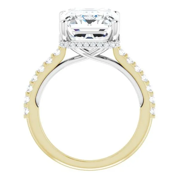 Hidden Halo-Style Engagement Ring Image 2 Golden Sails Jewelers, Inc. Saint Petersburg, FL
