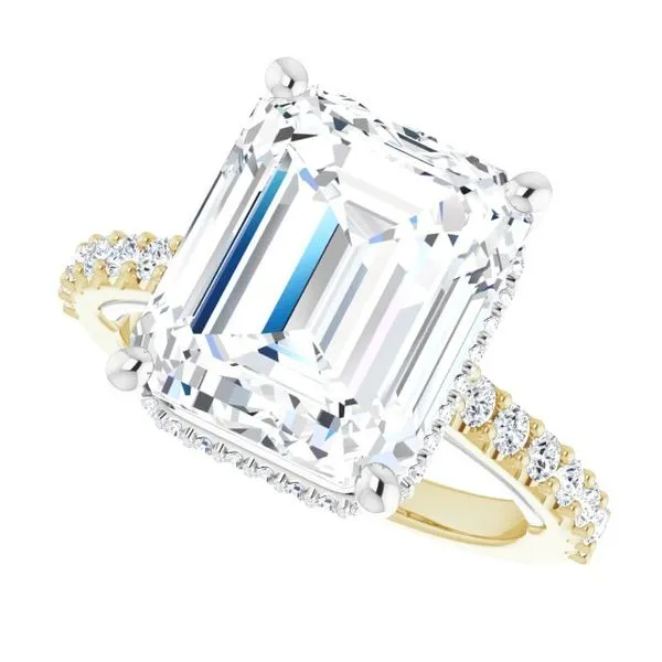 Hidden Halo-Style Engagement Ring Image 5 Golden Sails Jewelers, Inc. Saint Petersburg, FL