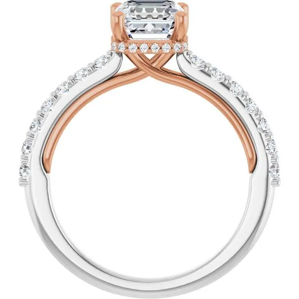 Hidden Halo-Style Engagement Ring Image 2 House of Silva Wooster, OH