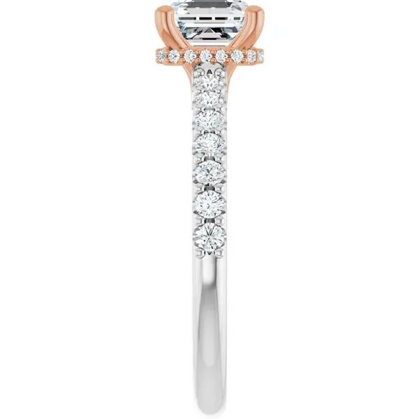 Hidden Halo-Style Engagement Ring Image 4 Paul James Jewelers Angels Camp, CA