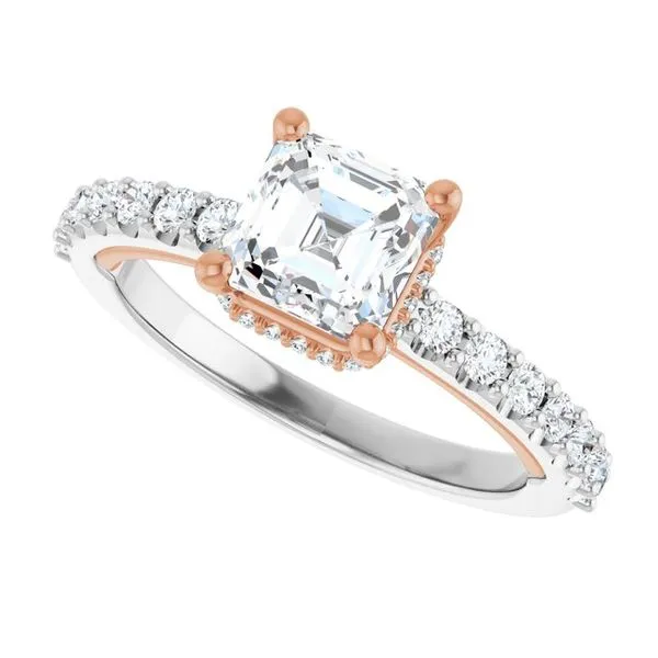 Hidden Halo-Style Engagement Ring Image 5 Paul James Jewelers Angels Camp, CA