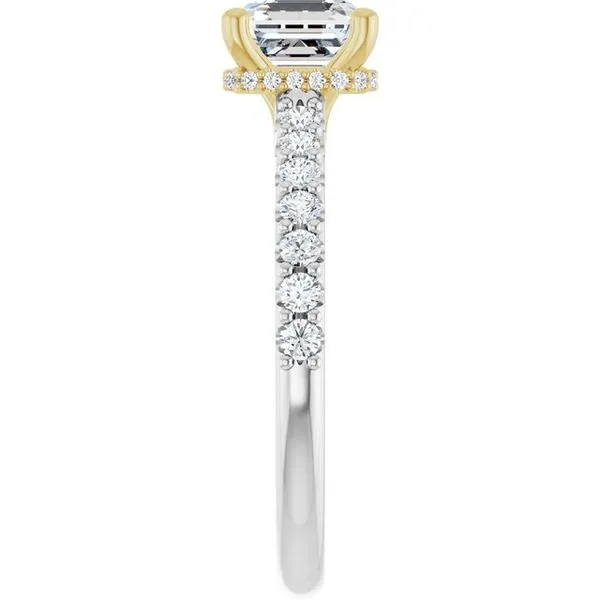 Hidden Halo-Style Engagement Ring Image 4 House of Silva Wooster, OH