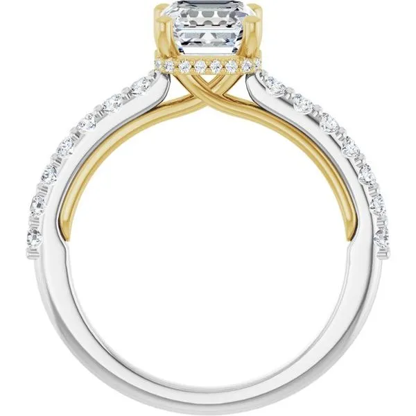 Hidden Halo-Style Engagement Ring Image 2 Clater Jewelers Louisville, KY