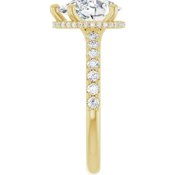 Hidden Halo-Style Engagement Ring Image 4 Arezzo Jewelers Elmwood Park, IL