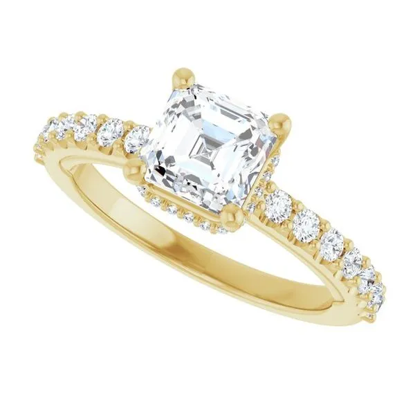 Hidden Halo-Style Engagement Ring Image 5 Austin's Fine Diamonds & Jewelry Lyndhurst, NJ