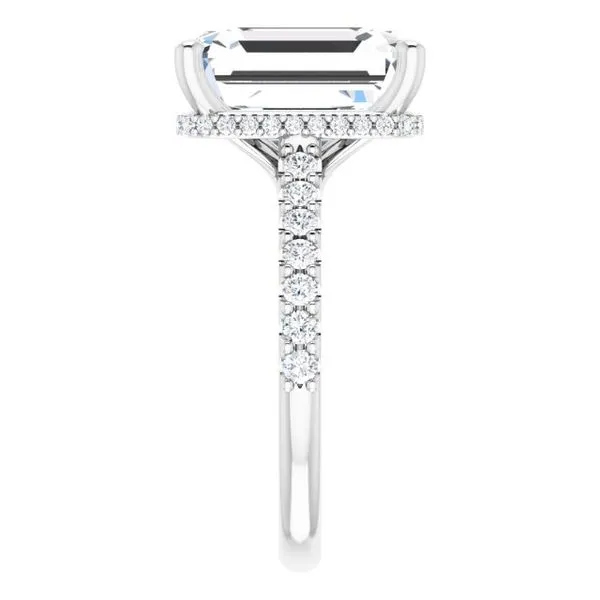 Hidden Halo-Style Engagement Ring Image 4 Austin's Fine Diamonds & Jewelry Lyndhurst, NJ