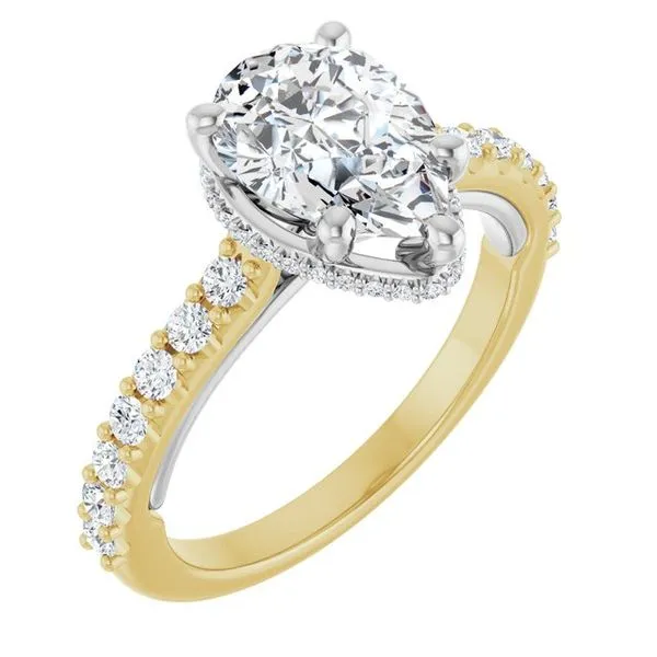 Hidden Halo-Style Engagement Ring Clater Jewelers Louisville, KY