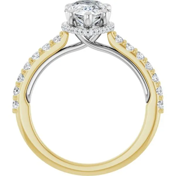 Hidden Halo-Style Engagement Ring Image 2 Rox Atlanta Jewelers Decatur, GA