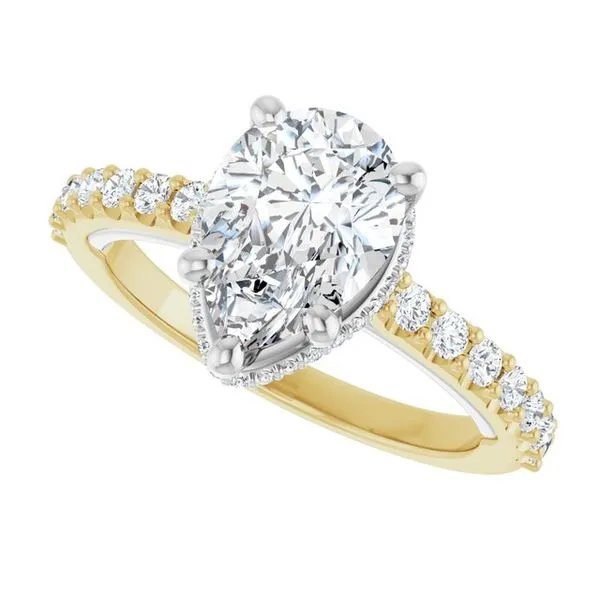 Hidden Halo-Style Engagement Ring Image 5 Clater Jewelers Louisville, KY