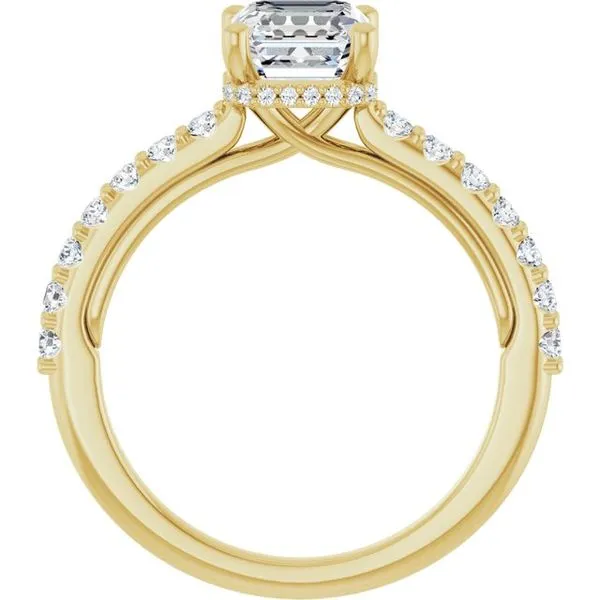 Hidden Halo-Style Engagement Ring Image 2 Rox Atlanta Jewelers Decatur, GA