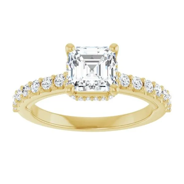 Hidden Halo-Style Engagement Ring Image 3 Rox Atlanta Jewelers Decatur, GA