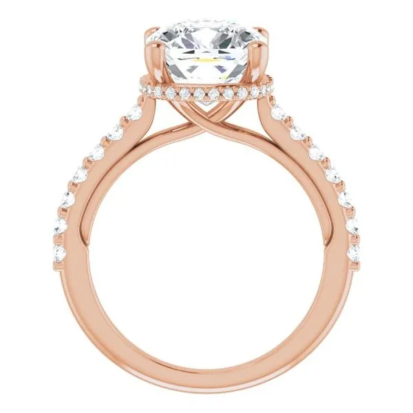 Hidden Halo-Style Engagement Ring Image 2 Clater Jewelers Louisville, KY