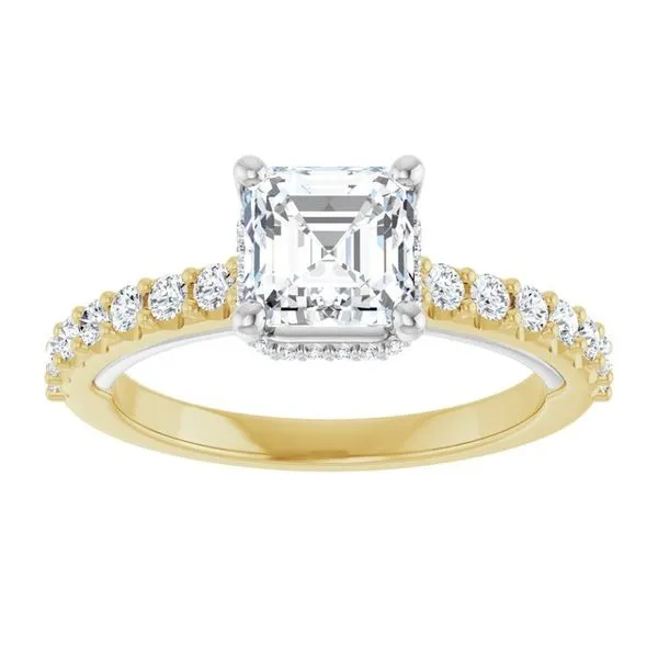 Hidden Halo-Style Engagement Ring Image 3 Rox Atlanta Jewelers Decatur, GA