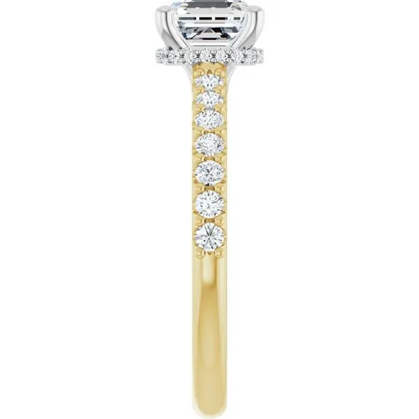Hidden Halo-Style Engagement Ring Image 4 Clater Jewelers Louisville, KY