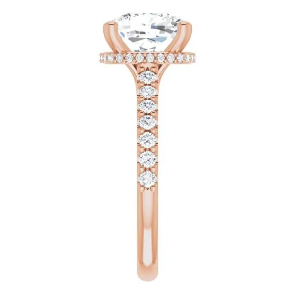 Hidden Halo-Style Engagement Ring Image 4 Raleigh Diamond Fine Jewelry Raleigh, NC