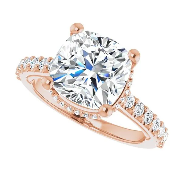 Hidden Halo-Style Engagement Ring Image 5 Clater Jewelers Louisville, KY