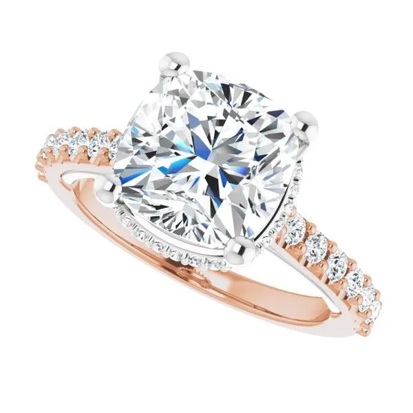 Hidden Halo-Style Engagement Ring Image 5 Arezzo Jewelers Elmwood Park, IL