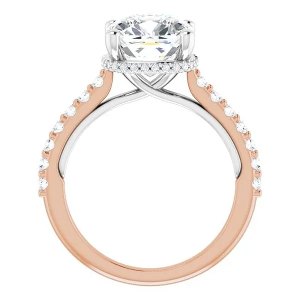 Hidden Halo-Style Engagement Ring Image 2 Arezzo Jewelers Elmwood Park, IL