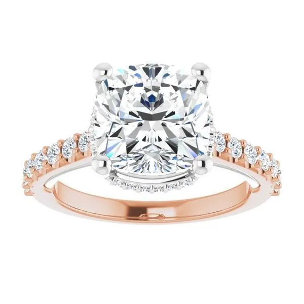 Hidden Halo-Style Engagement Ring Image 3 Arezzo Jewelers Elmwood Park, IL