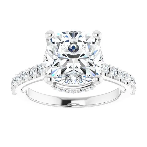 Hidden Halo-Style Engagement Ring Image 3 Arezzo Jewelers Elmwood Park, IL