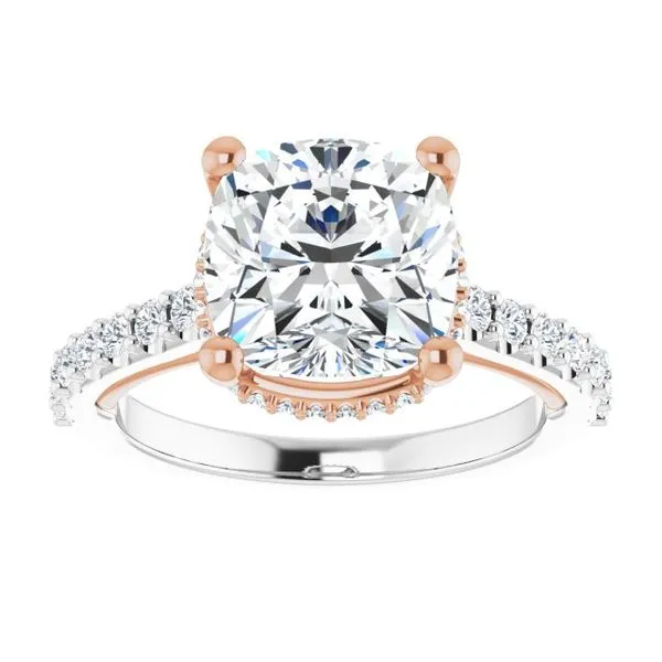 Hidden Halo-Style Engagement Ring Image 3 Rox Atlanta Jewelers Decatur, GA