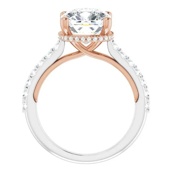 Hidden Halo-Style Engagement Ring Image 2 Clater Jewelers Louisville, KY