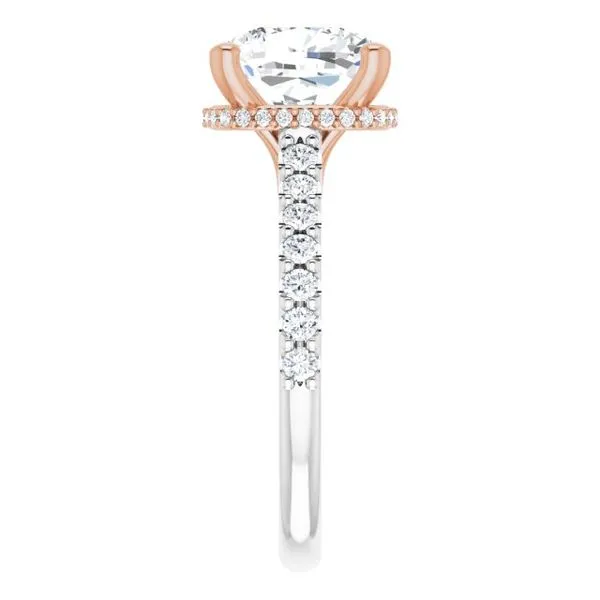Hidden Halo-Style Engagement Ring Image 4 Clater Jewelers Louisville, KY