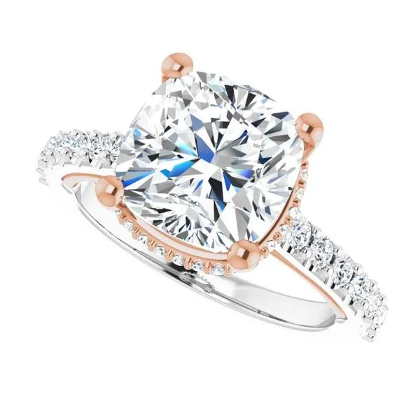 Hidden Halo-Style Engagement Ring Image 5 Austin's Fine Diamonds & Jewelry Lyndhurst, NJ